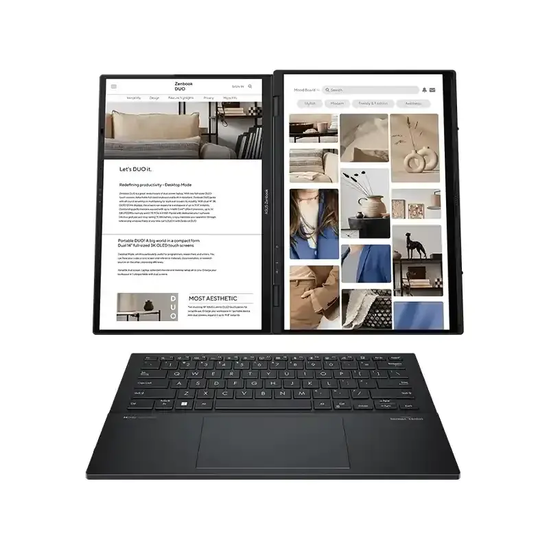 لپ تاپ 14 اینچی ایسوس مدل Zenbook DUO UX8406MA Ultra 7 155H 16GB-1TBSSD